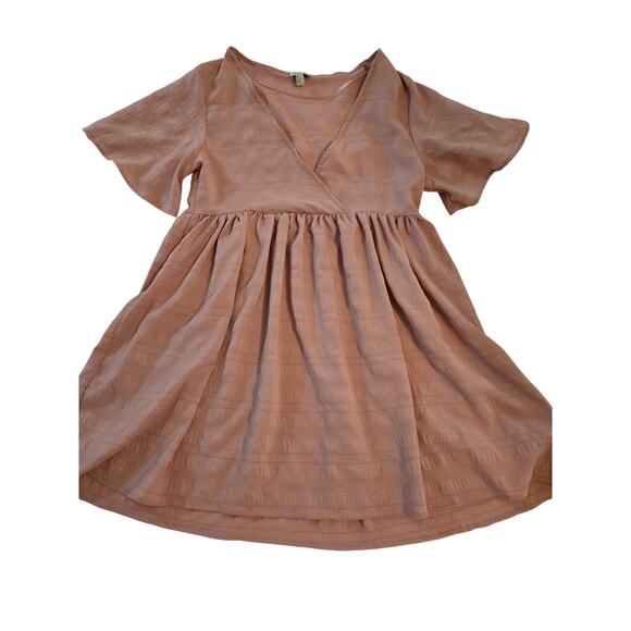 Nordstrom Rack Pink Babydoll Dress - Size Medium - Picture 1 of 2